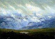 Caspar David Friedrich Drifting Clouds Spain oil painting artist